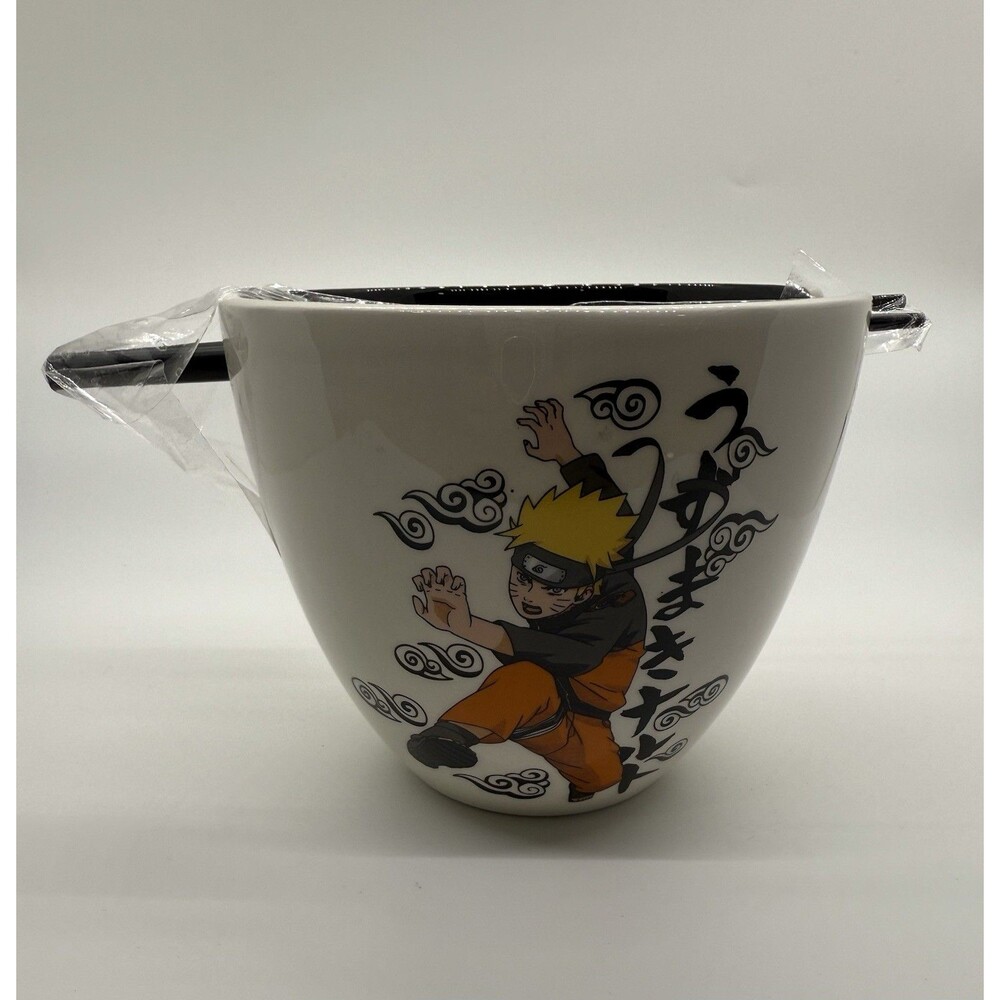 Naruto Shippuden UZUMAKI Ramen‎ Bowl with Chopsticks EXCLUSIVE Edition
